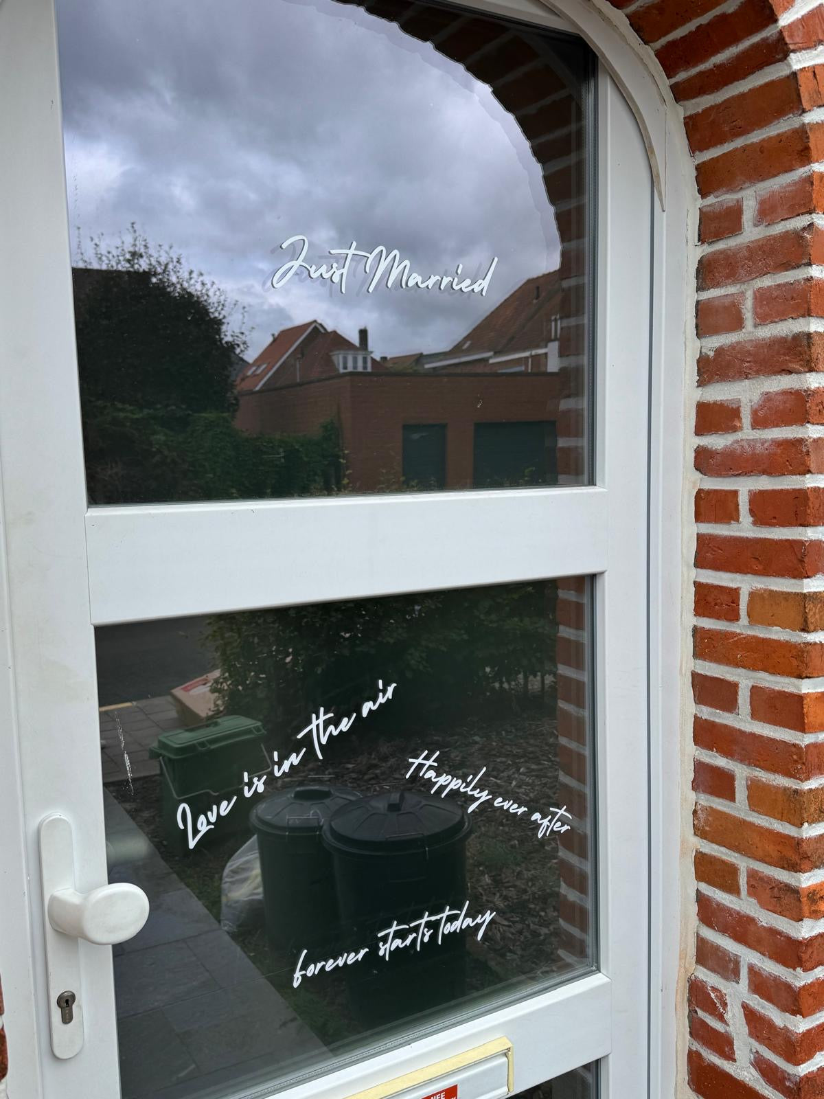 Melige huwelijksstickers