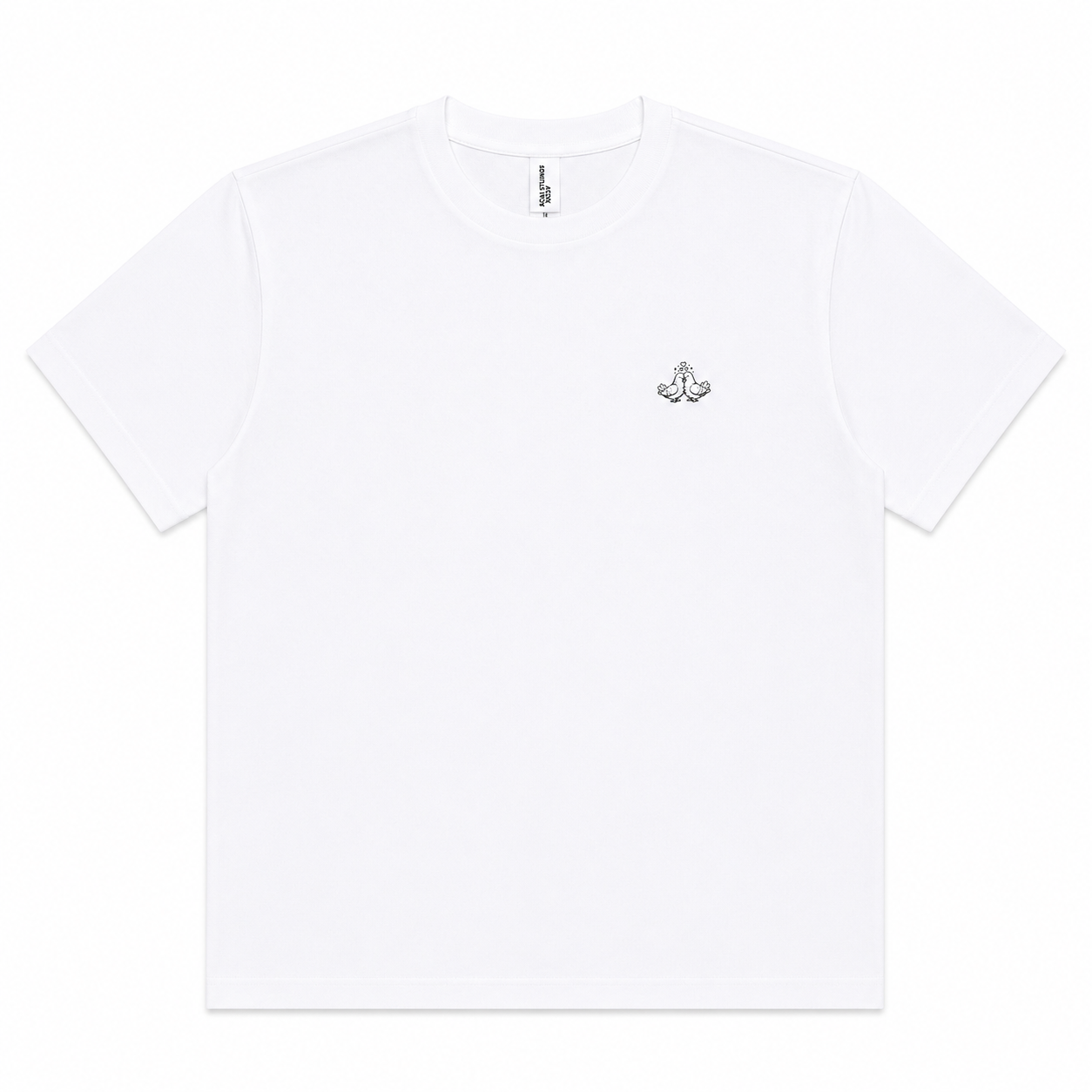 T-shirt met tortelende duifjes