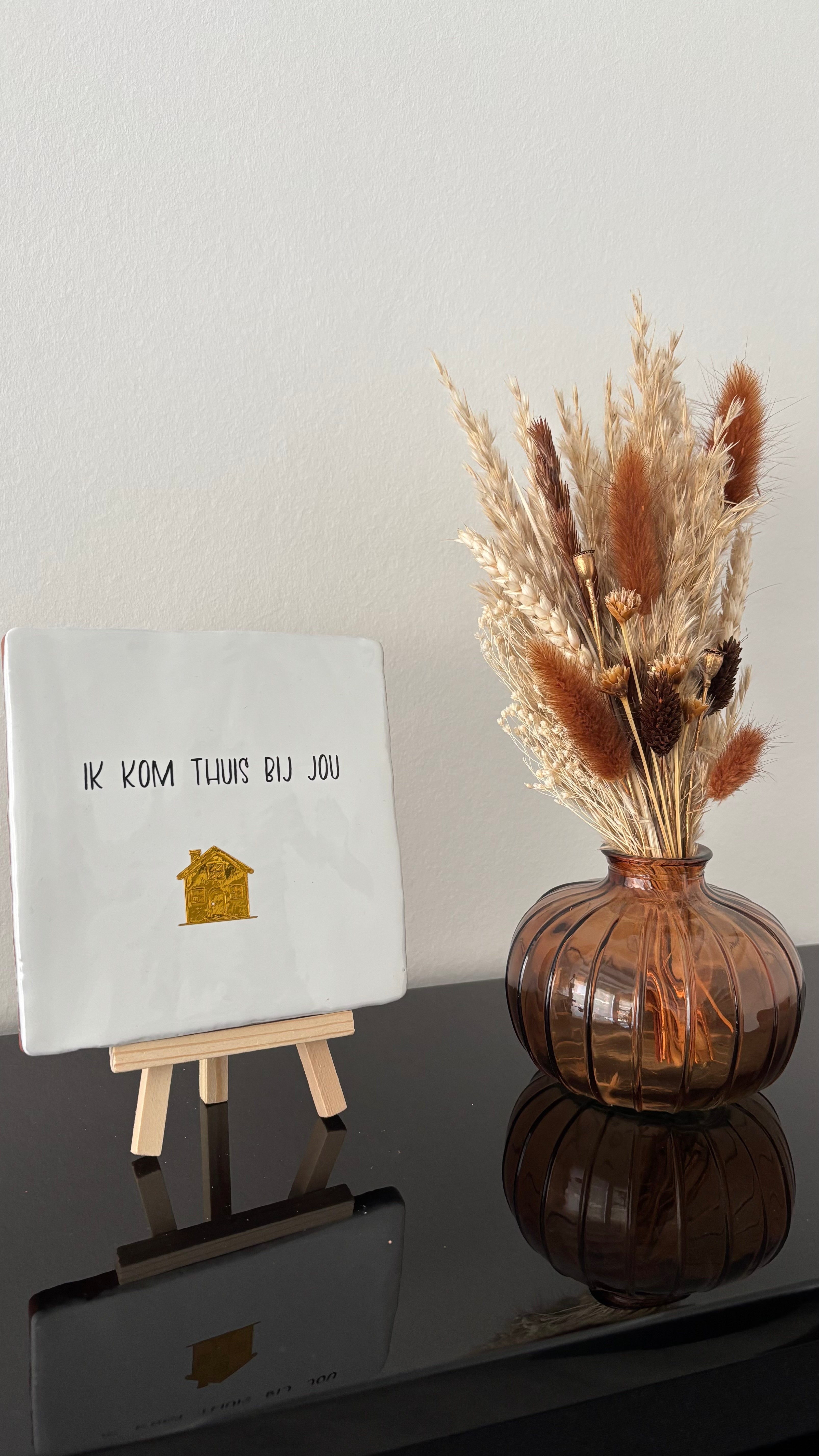 Tegel 'Ik kom thuis bij jou'