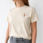 T-shirt met afbeelding op borst