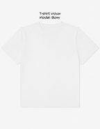 T-shirt met lijntekening