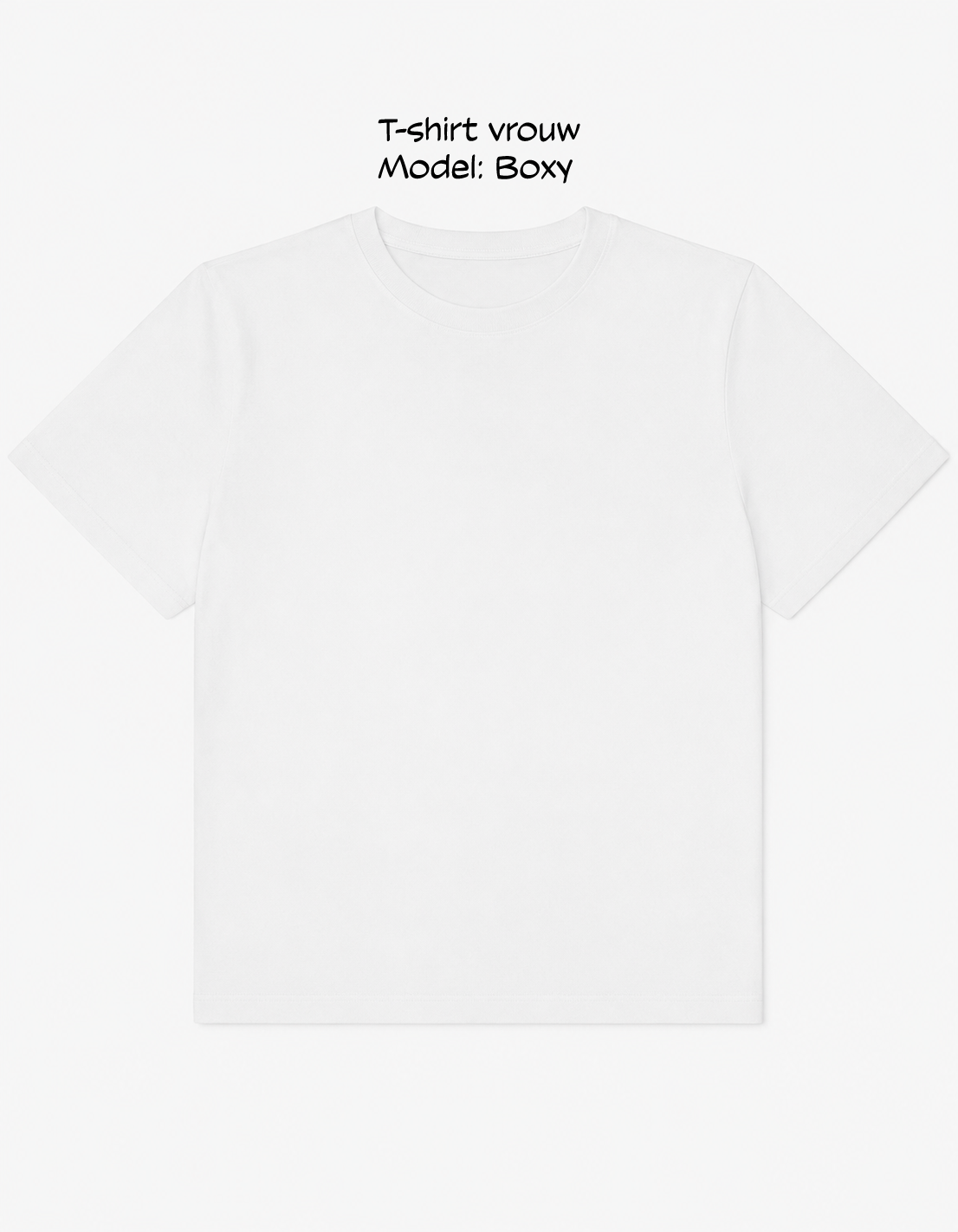 T-shirt met lijntekening