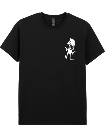 T-shirt met kindertekening