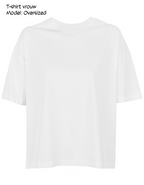T-shirt met lijntekening